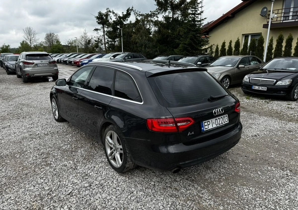 Audi A4 cena 42900 przebieg: 179000, rok produkcji 2012 z Krzepice małe 704